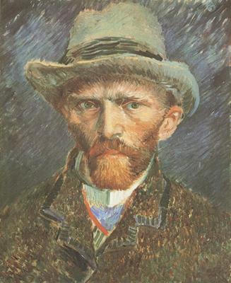 Vincent Van Gogh Self-Portrait with Grey Felt Hat (nn040 Norge oil painting art